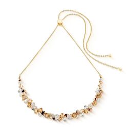Coeur de Lion collier Dancing Crystals gold-beige 4639-10-1016