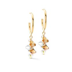Coeur de Lion set Dancing Crystals gold-beige 4639-1016