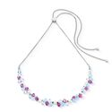 Coeur de Lion collier Dancing Crystals lilac-blue 1124-10-0839