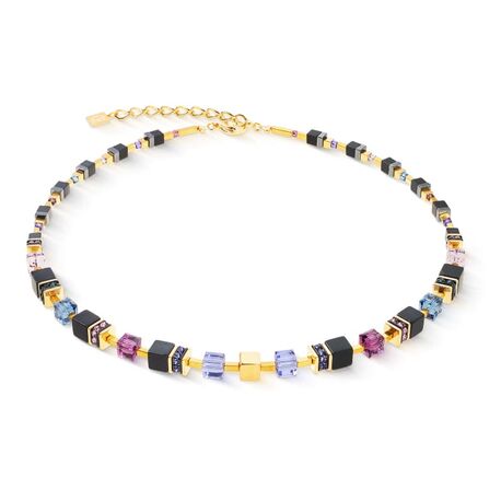 COEUR DE LION collier 3043-10-1308 GeoCUBE Precious Classic Blue Moon Gold