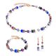 COEUR DE LION set  2838-0807 GeoCUBE Iconic Blue Moon roségold