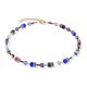 COEUR DE LION collier 2838-10-0807 GeoCUBE® Iconic Blue Moon rose gold