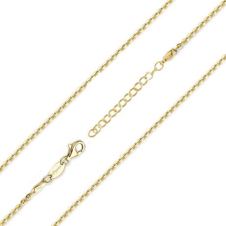 verguld jasseron flat collier 45 cm MY iMenso
