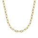 Geelgouden collier brede schakels