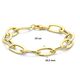 Geelgouden armband met ovale schakels