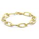 Geelgouden armband met ovale schakels