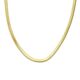 Gouden collier Tubogas 8 mm 45 cm