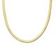 Gouden collier Tubogas 6 mm 42 cm lang
