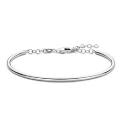 Zilveren armband halve spang