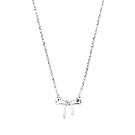 Zilveren collier strik 41-45 cm