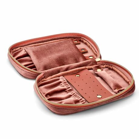 Zachte sieradenbox roze