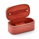 Kleine luxe sieradenbox soft peach velvet