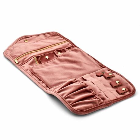 Sieradenbox soft roze klapbaar