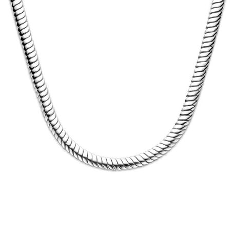 Zilveren omega collier 9 mm 45 cm