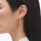 Georg Jensen geelgouden Grapes oorbellen met diamant