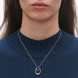 Georg Jensen Offspring hanger bicolor roségoud met zilver