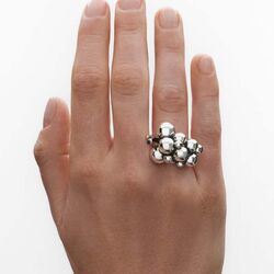 Georg Jensen Moonlight Grapes ring medium 20000388