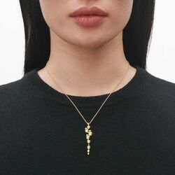 Georg Jensen geelgouden hanger Moonlight Grapes met diamant