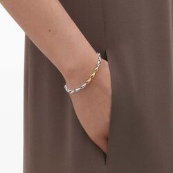 Georg Jensen Reflect bracelet slim goud zilver 20001182