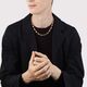 Georg Jensen gouden collier Reflect Big