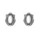 Georg Jensen oorclips Heritage transparant