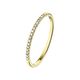Gouden ring met diamantrij 0.09 ct