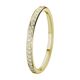 Gouden ring met diamantrij 0.13 ct