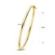 Gouden bangle met scharnier en ronde buis