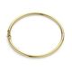 Gouden bangle met scharnier en ronde buis
