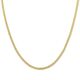 Geelgouden collier panter 5 mm 43 cm