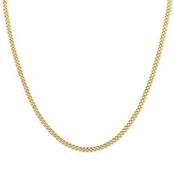 Geelgouden collier panter 5 mm 43 cm