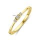 Geelgouden ring trilogie diamant