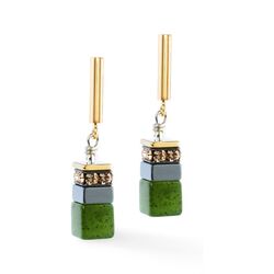 COEUR DE LION oorbellen 3017-21-0500 Precious Motion Forest Light Gold