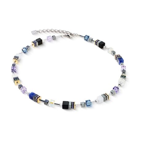 COEUR DE LION collier 3017-10-0708 GeoCUBE Precious Motion Blue Moon bicolor