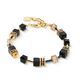 COEUR DE LION armband 4018-30-1316 Onyx black gold