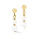 COEUR DE LION oorbellen 1137-21-1416 Pearl & Spikes Drop gold