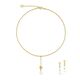 COEUR DE LION set 1137-1416 Pearl & Spikes Drop gold