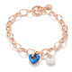 Romanov Edition Armband blauw hartje Tsars Collection