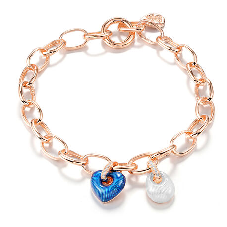 Romanov Edition Armband blauw hartje Tsars Collection