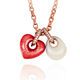 Romanov Edition collier met hanger rood wit
