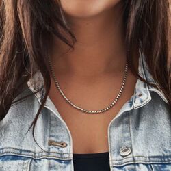 SILK zilveren ketting 668