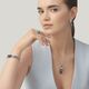 Raspini blue butterfly pendant zilver collier vlinder in blauw 12416