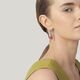 Raspini peony drop earrings