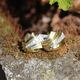 Vintage 18 krt gouden oorbellen12 x briljant ca. 0.30 crt