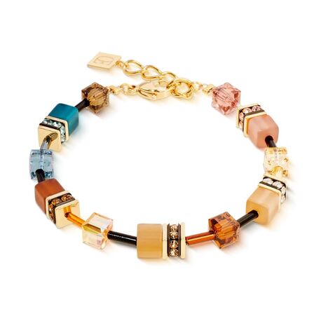 COEUR DE LION armband 2838-30-1131 GeoCUBE Iconic Earth Mirage Gold