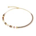 COEUR DE LION collier 5086-10-1100 GeoCUBE Precious Fusion Pearl Mocha Mousse