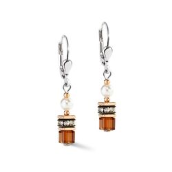 COEUR DE LION oorbellen 4567-20-1100 Sparkling Princess Mocha Mousse