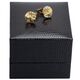 Vintage Lapponia gouden oorstekers Swirls