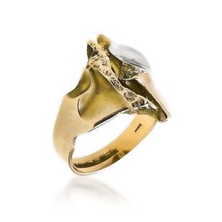 Vintage gouden Lapponia ring Geisir