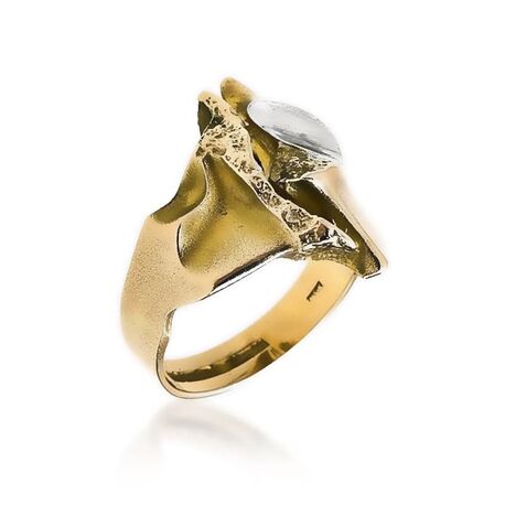Vintage gouden Lapponia ring Geysir